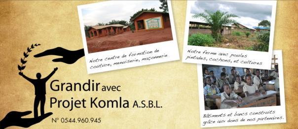 Des réalisations menées et soutenues par Projet Komla