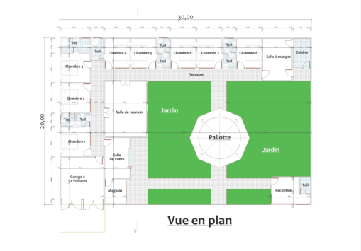Plan du CENTRE de A à Z