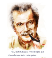 Un recueil de 100 illustrations des chansons de Brassens